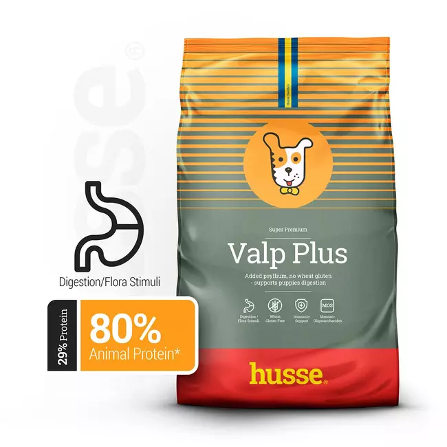 Valp Plus | Ushqim i plotë, me psilium dhe fibra vegjetale për tretje të qetë, Weight: 12,5 kg